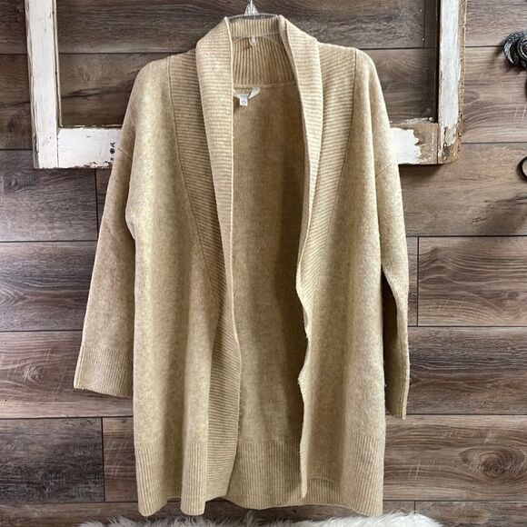 Time And Tru Women's Cardigan Sweater Size M(8-10) Color Beige - Picture 1 of 5
